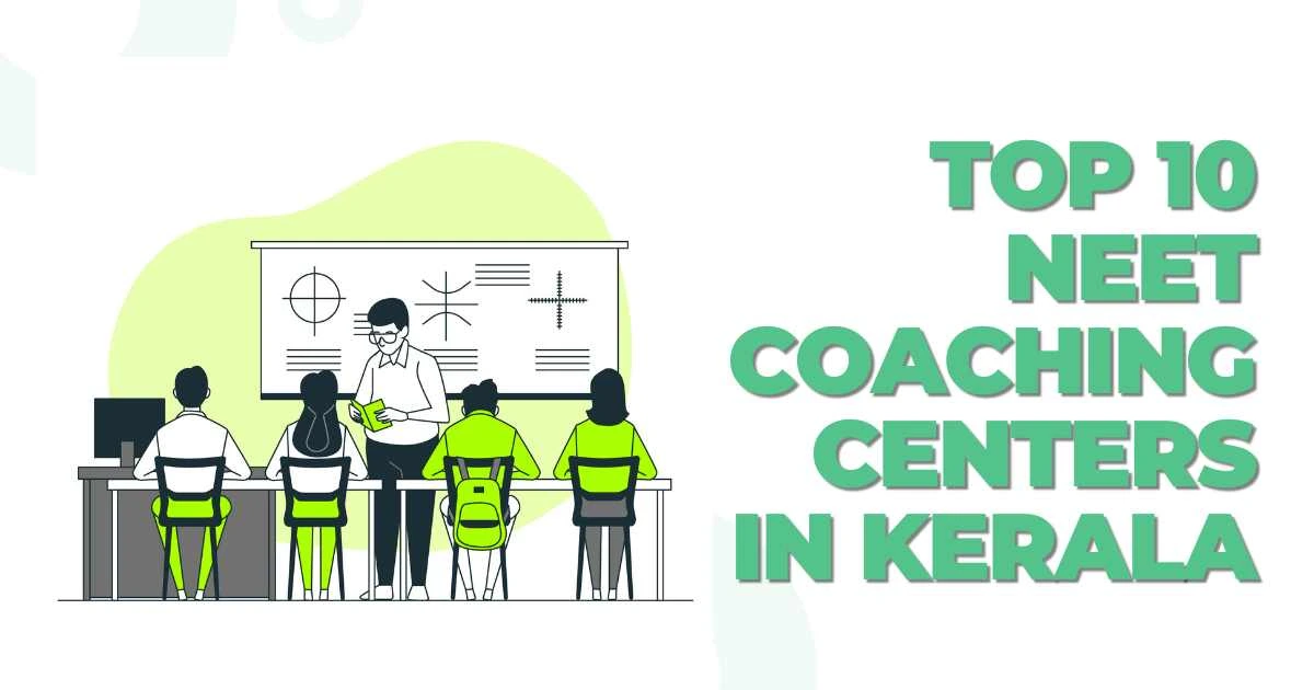 A graphic showcasing the top 10 NEET coaching centers in Kerala, highlighting the best options for aspiring medical students.