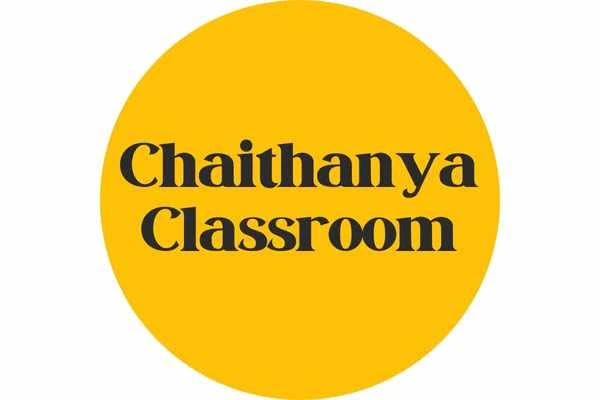 Logo of Chaitanya Classroom, an educational institution based in Kerala, showcasing its commitment to learning and growth.