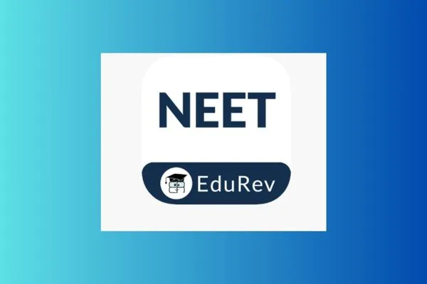 Logo of NEET Edu Rev, representing the Edurev NEET app for educational resources and exam preparation.