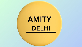 Amity University Delhi campus showcasing modern architecture and vibrant student life at the NEET Institute.