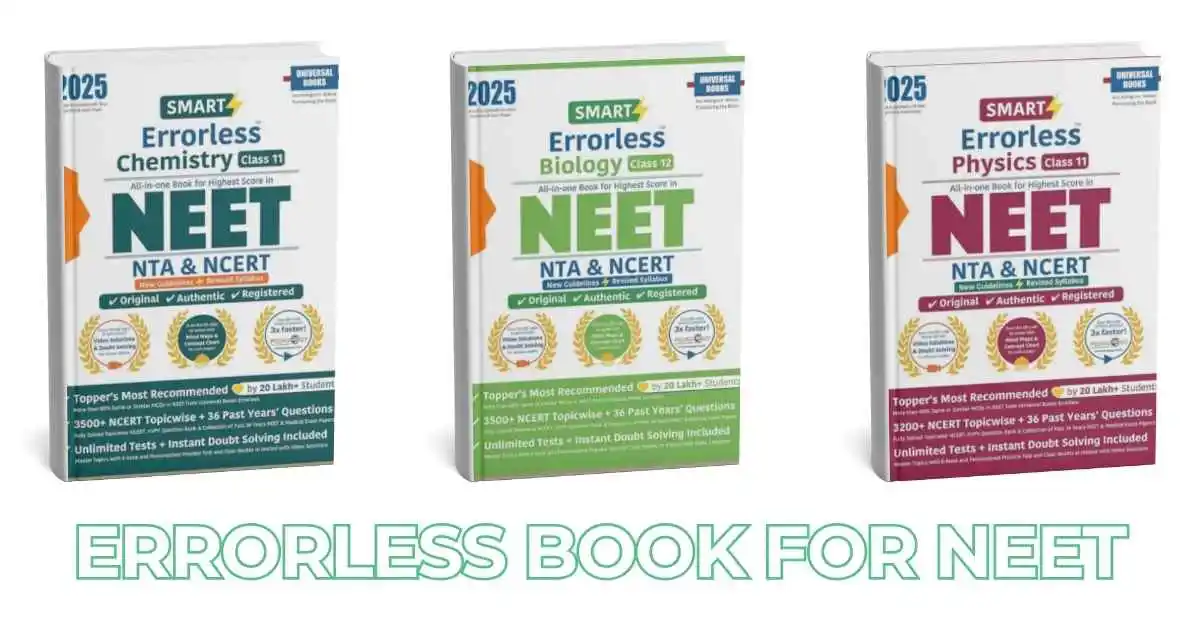 Errorless Books for NEET