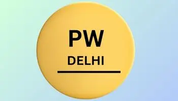 A yellow button displaying the text "Unacademy Delhi," associated with PW Vidyapeeth NEET Institute in Delhi.