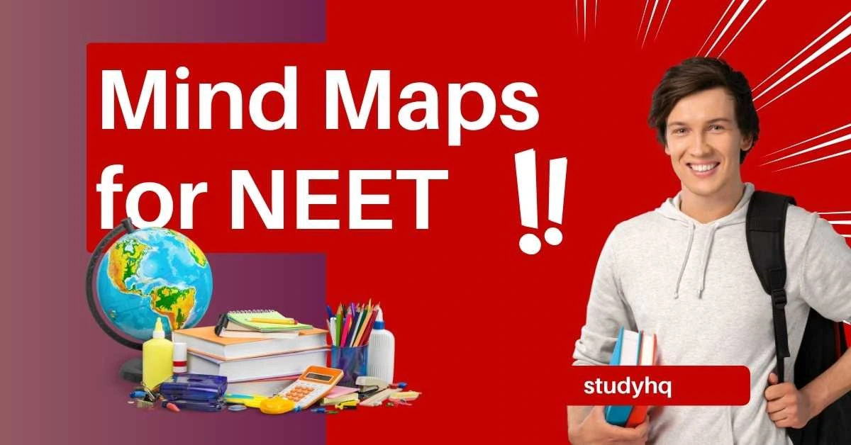 student using mind maps for neet exam preparation